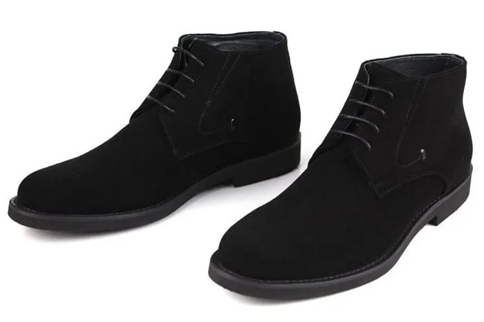 Модные босоножки Личность ручной работы Ботильоны Мужские модельные туфли с острым носком кожаные сапоги из замши деловые туфли-оксфорды ботинки