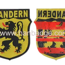 Заказная тканая этикетка Заказная тканая нашивка с любым логотипом на заказ