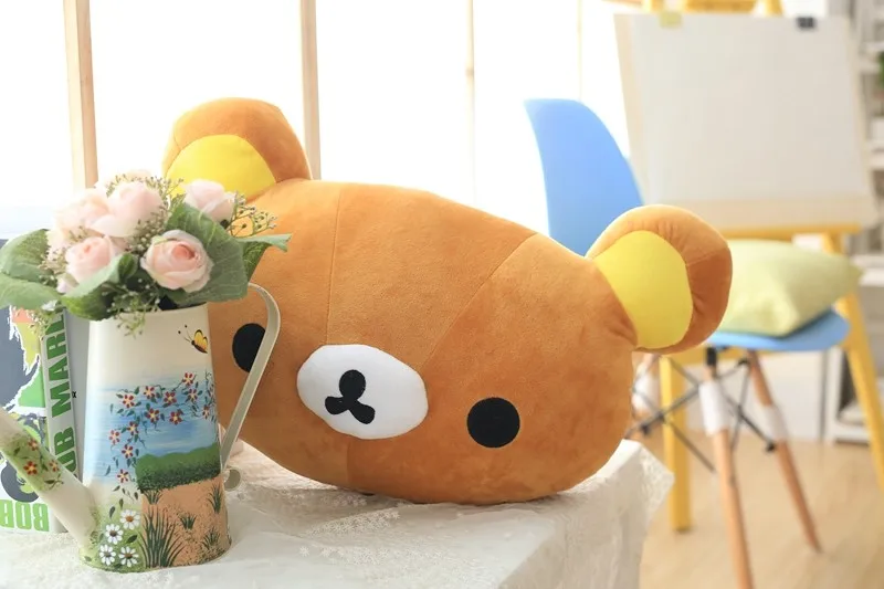 50*30 см мультфильм Rilakkuma плюшевые подушки мягкий укомплектованный легкий медведь плюшевые игрушки милый Релакс медведь диван подушка детский подарок