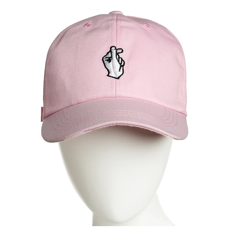 

HW Boutique Baseball cap Love finger embroidery pattern Outdoor leisure cap Love's hat Brief Edition cap Hats for women Cap men