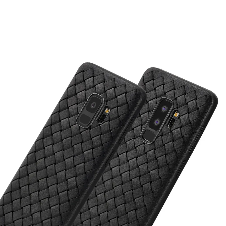 Плетеные Чехлы для Samsung S8 S9 Plus чехол J4 J6 2018 A5 A6 A8 2017 силиконовые чехлы J3 J5 J7 Prime