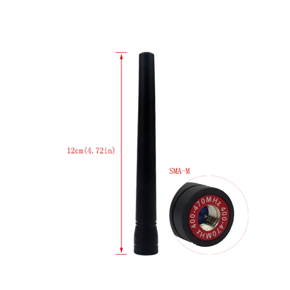 Retevis RT8 Antenna UHF 400-470MHz Short 4.72in SMA-M Antenna for Retevis RT8 Two Way Radio Walkie Talkie Hf Transceiver J9115D afbeelding