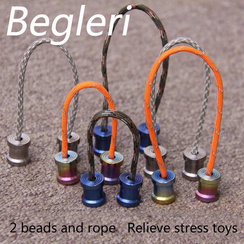 Игрушка для снятия стресса в подарок Begleri EDC открытый латунный титановый зонтик