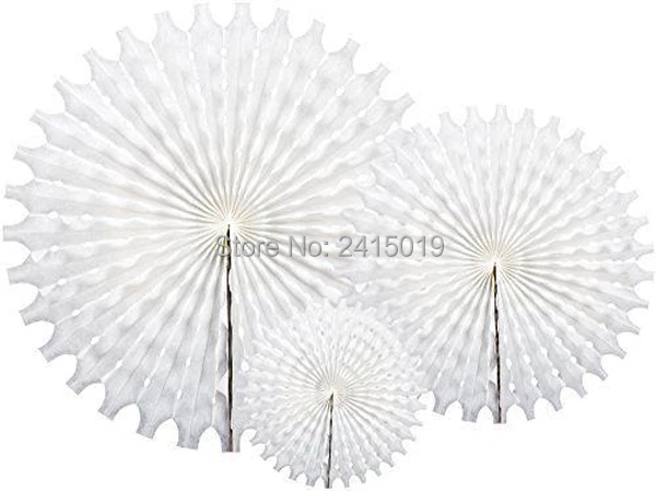 Fan Tissue Paper Pom Poms Party Balls Wedding Christmas Xmas Decoration-2
