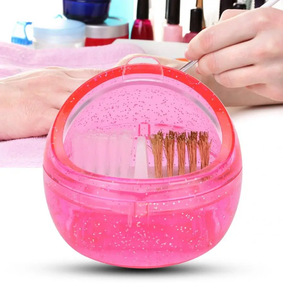 

Manicure Vacuum Cleaner Nail Art Double Use Brush Drill Grinding Head Cleaning Plastic Cleaner Box Manicure Tool Nail Art