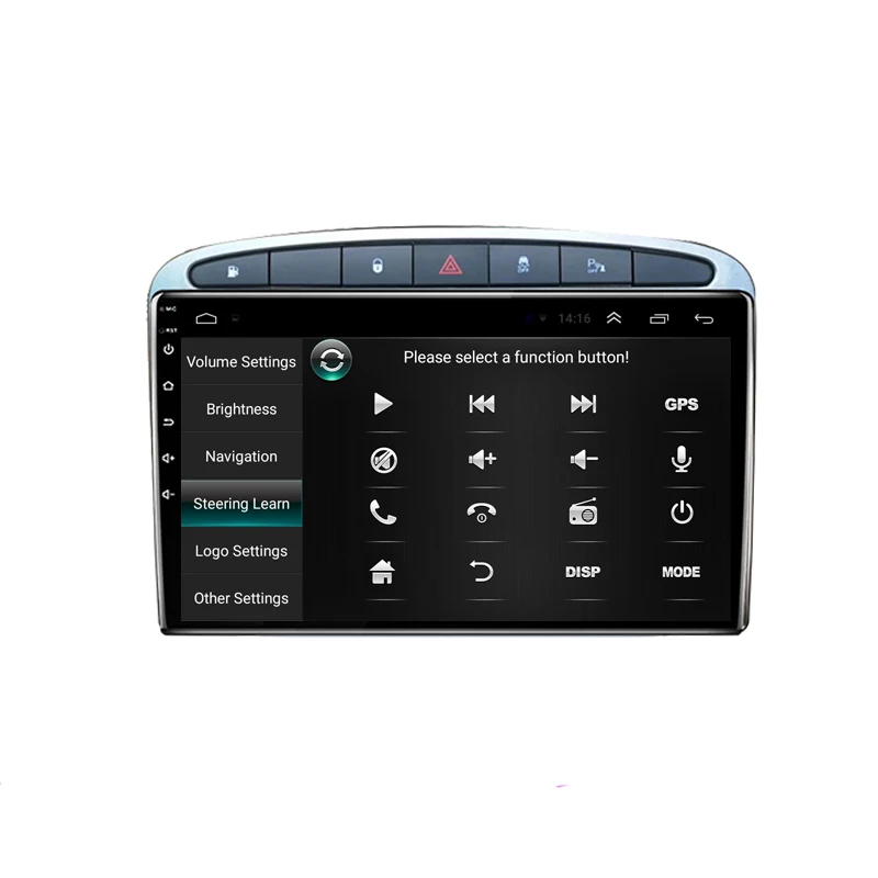 Cheap 9" 2.5D IPS Android 8.1 Car DVD Multimedia Player GPS for Peugeot 308 408 308SW 2007-09-2010-2014 audio radio stereo navigation 4