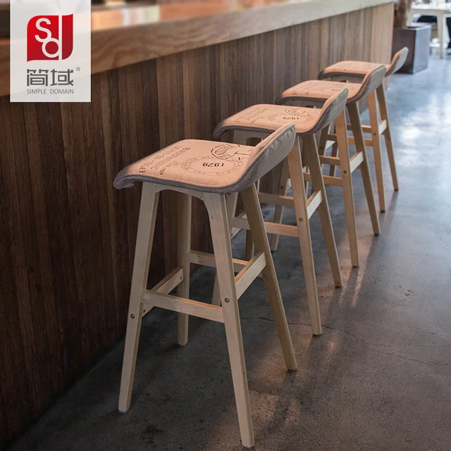 Jane Domain Past Wood Bar Stool Chair High Jane Domain Past Wood Bar Stool Chair High Reception Leg Legs