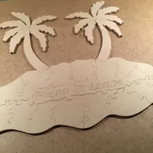 Индивидуальные инициалы в виде краба Альтернативная деревенская головоломка свадебный день книги для гостей деревянные гостевые книги прием вечерние сувениры