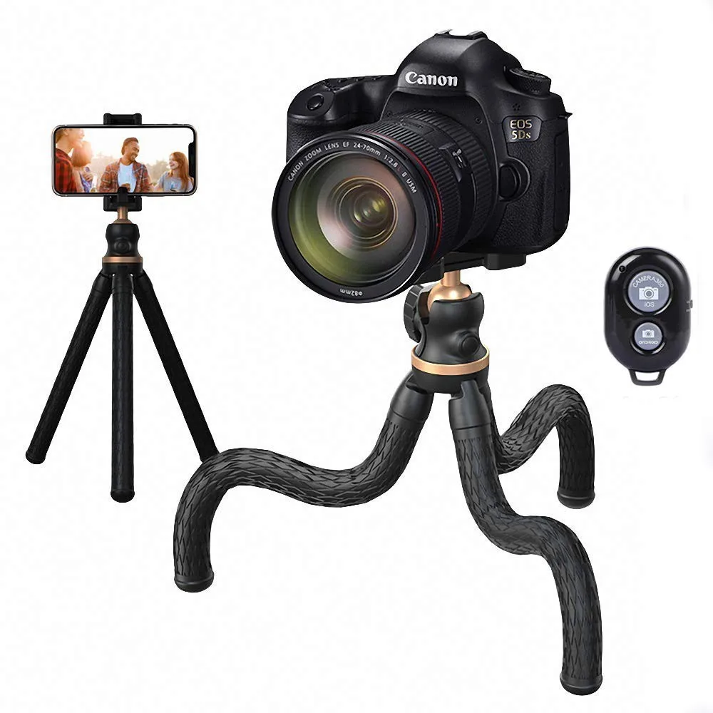 

2 in 1 Mini Travel Outdoor gorillapod Portable Tripode Flexible Octopus Tripod for Phone Digital DSLRs and GoPro