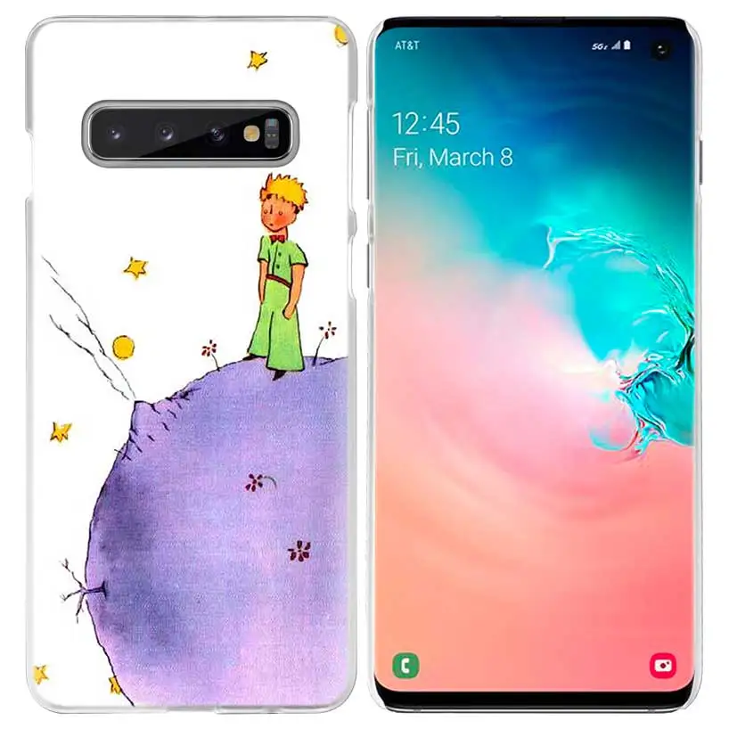 С принтом «Маленький принц», чехол для samsung Galaxy S10 5G S10e S9 S8 M30 M20 M10 J4 J6 плюс J8 Note 8 9 прозрачный жесткий чехол из ПК для телефона - Цвет: 05