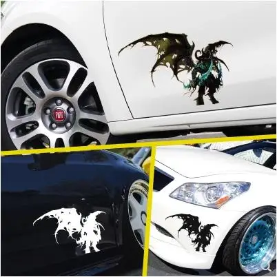 

World of Warcraft car stickers for the Alliance tribe vehicle pull flower waterproof cover scratch car stickers -83