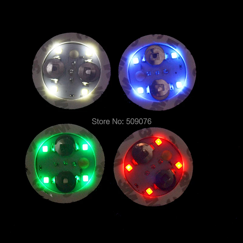 

24pcs/lot 5CM led sticker bottle Flash Drinking Items Cocktail Bar Used LED Cup Coaster mini LED Cup Mat Gift
