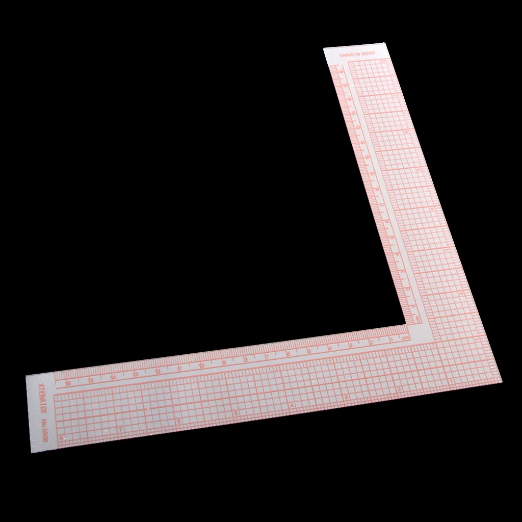 L Square Quilting Ruler 90 Degree Ruler Garment Pattern Dress Making Ruler
