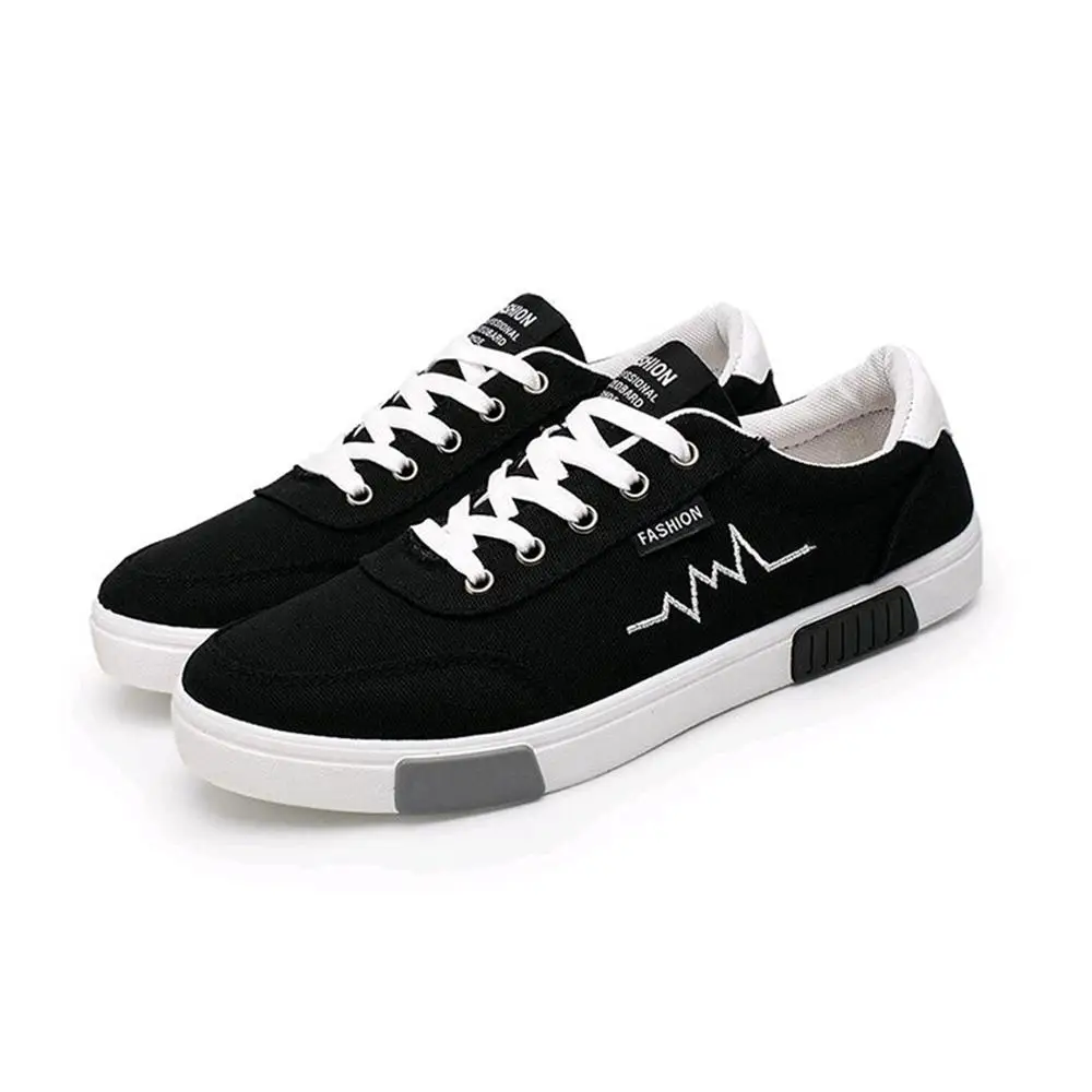 2019 New Spring Summer Canvas Shoes Men Sneakers Low top Black Shoes Men's Casual Shoes Male Brand Fashion Sneakers866