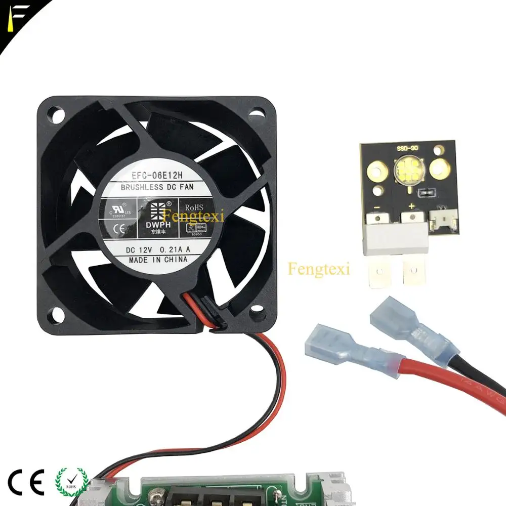 SSD90 SS-90 CST90 6500k 3000lumen Refitted LED 60w Lampe Licht mit Power Stick Dimmer für Bühne Mov