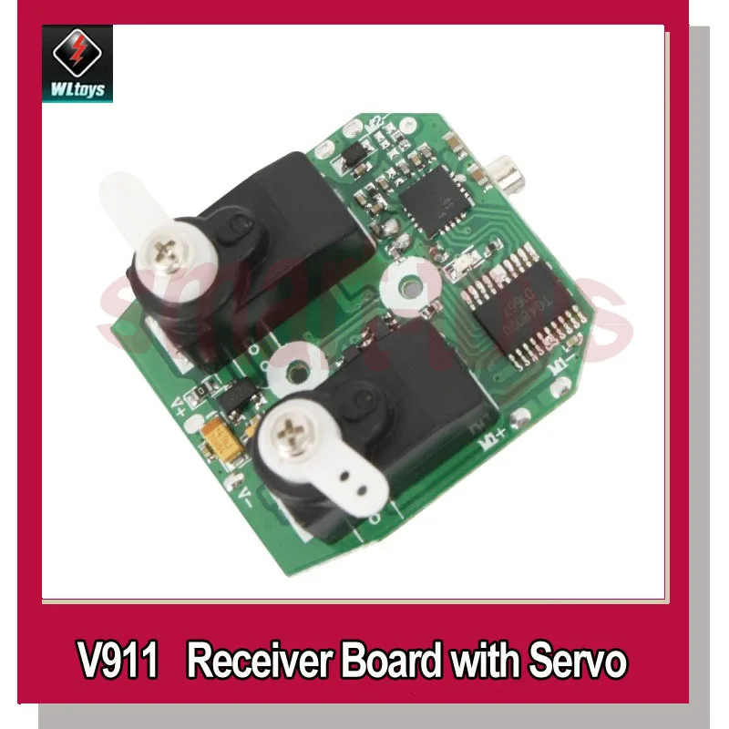 V911 16 приемника доска и пряжка из Servo для WLtoys вертолет запасных частей печатной