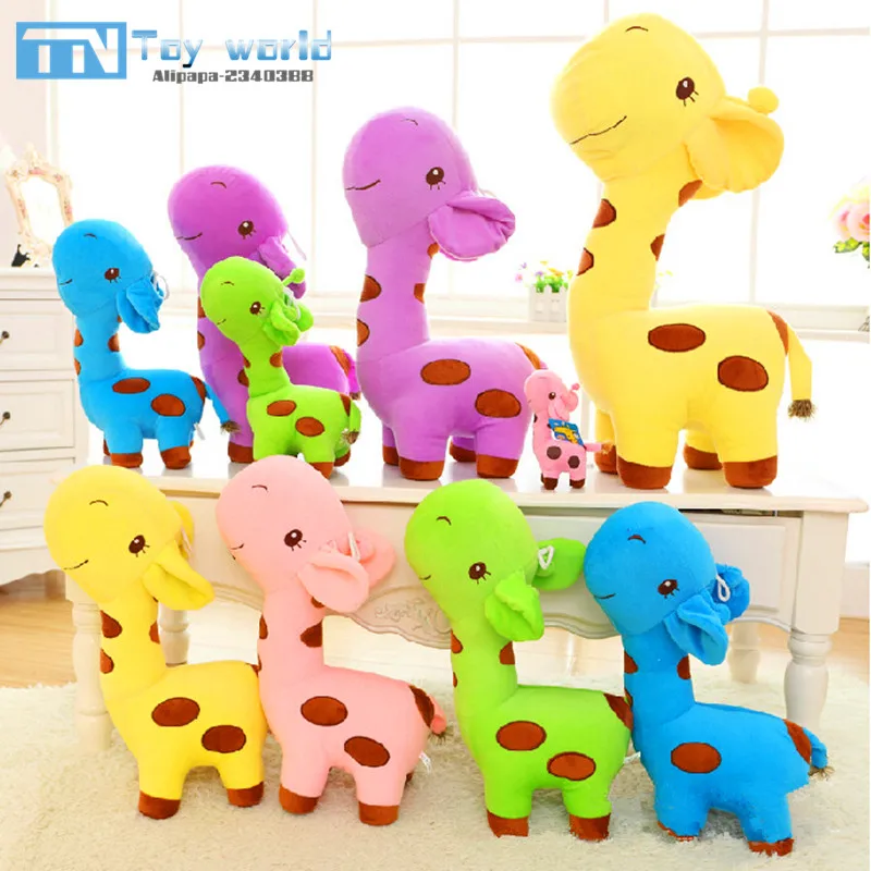 Hot 5colors anime Plush toy cute Giraffe family dolls cartoon toys for girls kids stuffed animal plush toy dolls & hobby gifts Hot 5colors anime Plush toy cute Giraffe family dolls cartoon toys for girls kids stuffed animal plush toy dolls & hobby gifts
