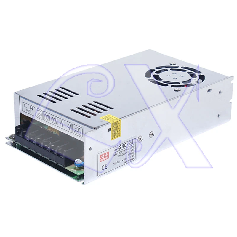 

250W 24V switching power supply S-250-24V Driver monitoring LED DC power supply with power line