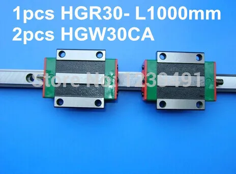

1pcs original hiwin linear rail HGR30- L1000mm with 2pcs HGW30CA flange block cnc parts
