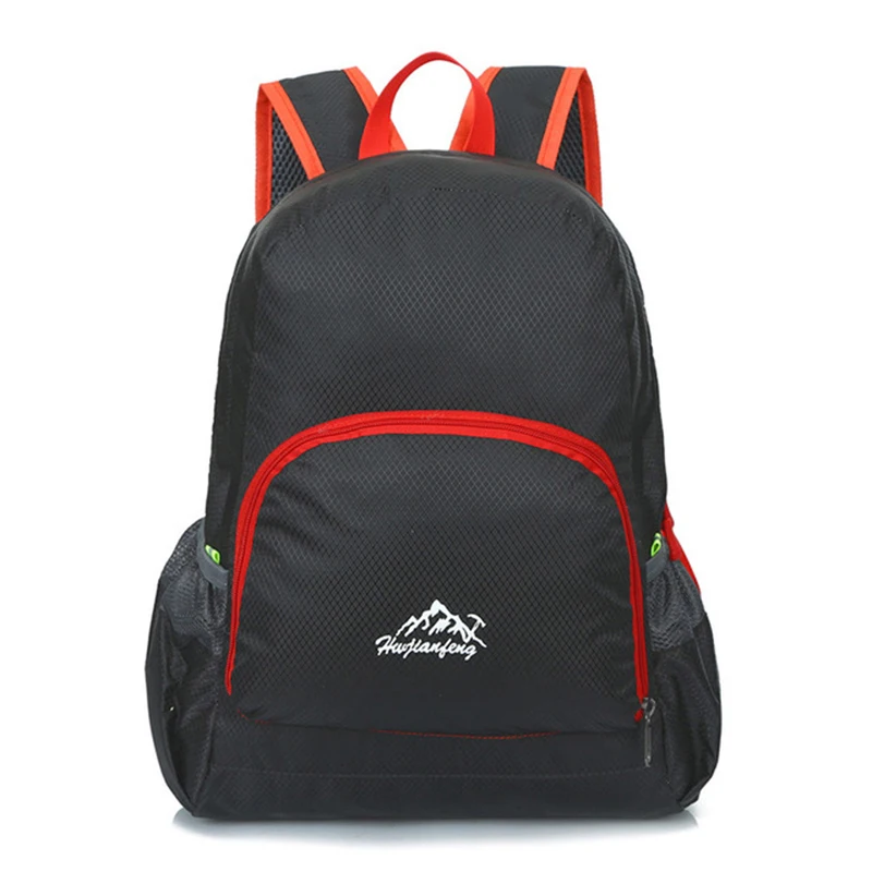 

Nylon Sports Travel Collapsible Foldable Backpack Portable Camping Hiking Bag Pack lightweight Large storage practical outdoor