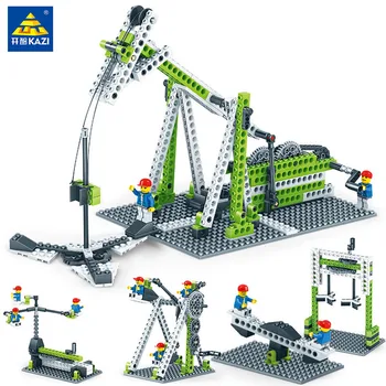 

KAZI Kids Toys Plastic Blocks Modeling Building Stacking bricks Physics Science Educational Toys for Children Boys Gift 368pcs