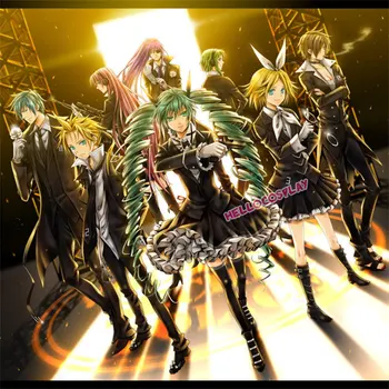 

Vocaloid 2 Cosplay Hatsune Miku Costume From Secret Police Song H008