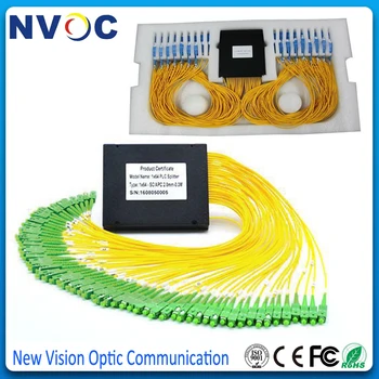 

2.0mm1550nm Optical Fiber 1x32 ABS Coupler Splitter Module for PON Network SC/APC,1*32 ABS Box 2.0mm 1M SC/APC PLC Splitter
