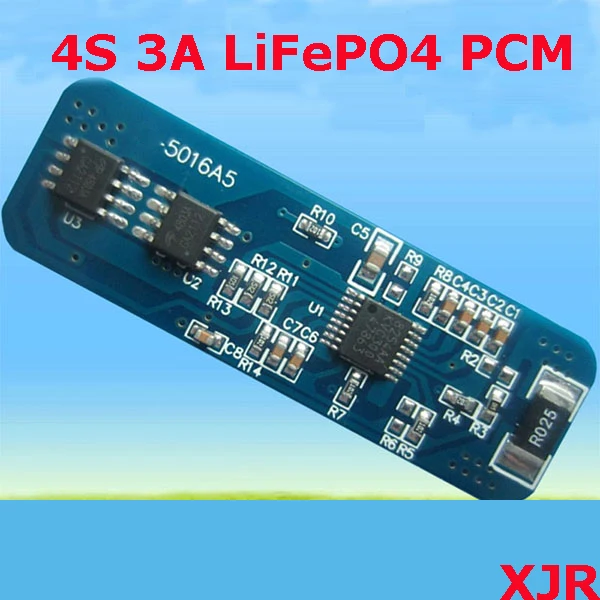 4S 3A 12,8 V LiFePO4 BMS/PCM/PCB плата защиты батареи для 4 пакетов 18650 батарейных элементов