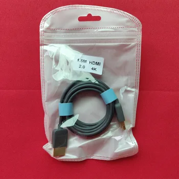 

high speed 2.0 4K HDMI video gold plated 1.5m 1080P 3D Cable grey color