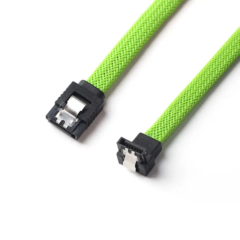 50CM SATA 3 0 III SATA3 7pin Data Cable Right Angle 6Gb s SSD Cables HDD 5