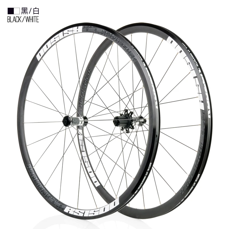 Clearance High quality Bicycle wheel 700C High 30mm Caliper Brake Aluminium alloy Road Bike wheelset 700c x19-32c tyre Front rear wheelset 32