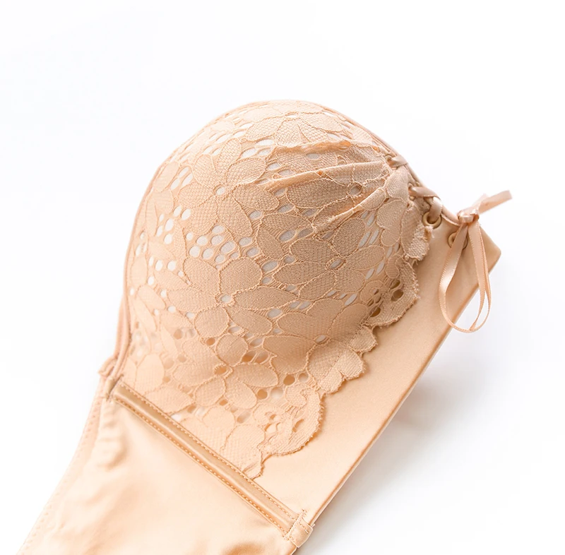 Sexy Women Underwear Bralette Push Up Bra Wire Free Invisible Bra Top Strapless Lace Lingerie Seamless Non-slip Brassiere best bras for women