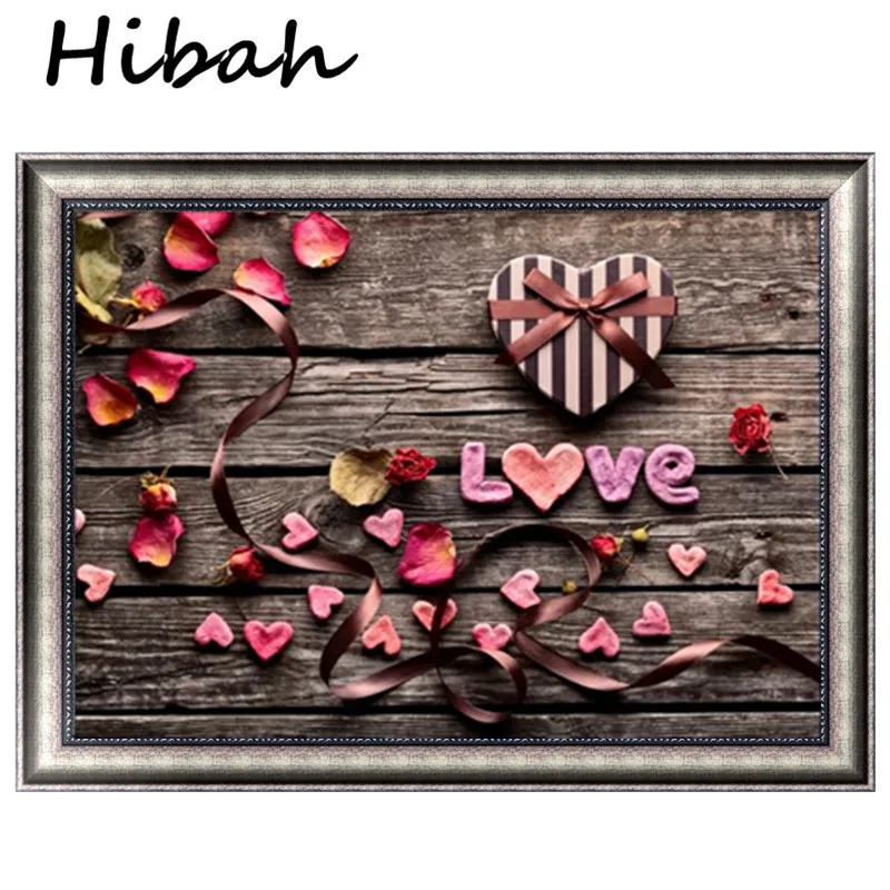

Round Diamond Painting 5D DIY Diamond Embroidery Love Flower Diamond Cross stitch Rhinestone Mosaic Home Decoration