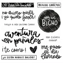 

Spanish new style Transparent Clear Silicone Stamps for DIY Scrapbooking/Card Making/Kids Crafts Fun Decoration Supplies word