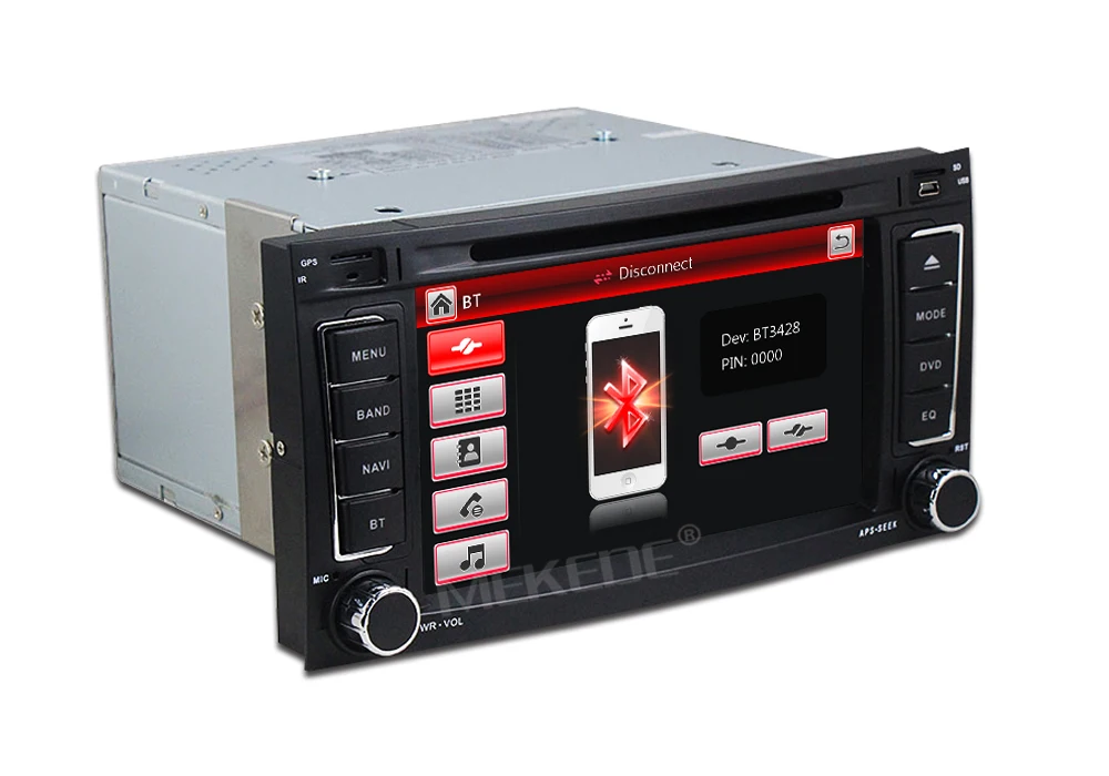 Flash Deal 2DIN Car tape recorder radio DVD player for VW Touareg 2004-2009 CAR DVD GPS Navigation bluetooth 1080P video free shipping 9