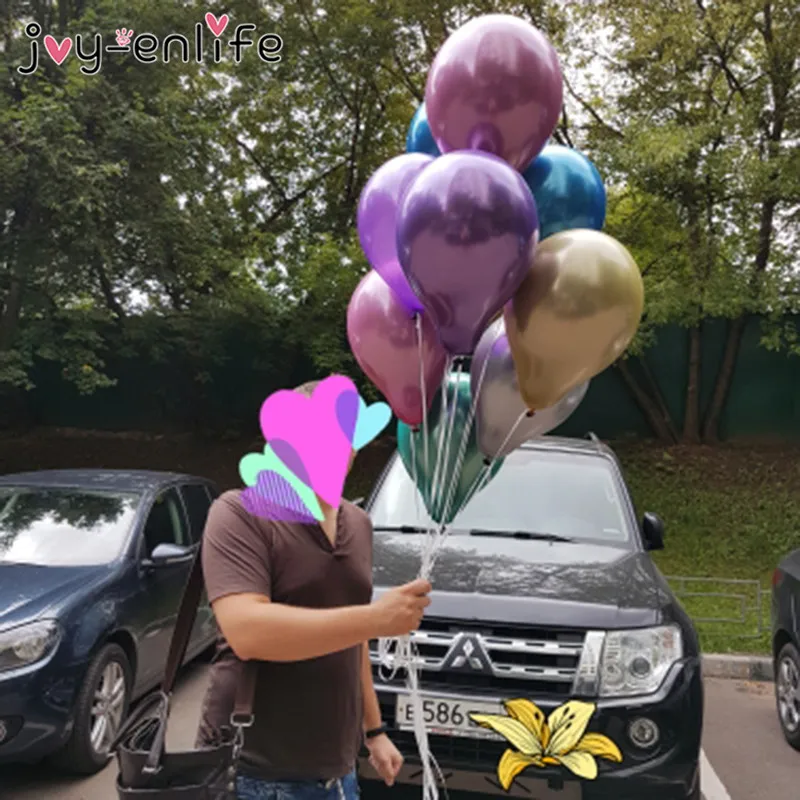 5 шт Металлические шарики для свадьбы с днем рождения воздушные шары для дня рождения Детские воздушные шары воздушный шар Гелиевый шар