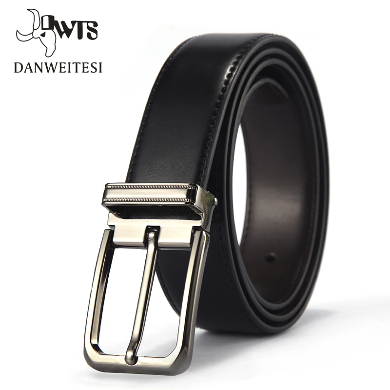 

[DWTS]2018 leather belt men designer belts men high quality male genuine leather strap pin buckle for jeans cinturon hombre