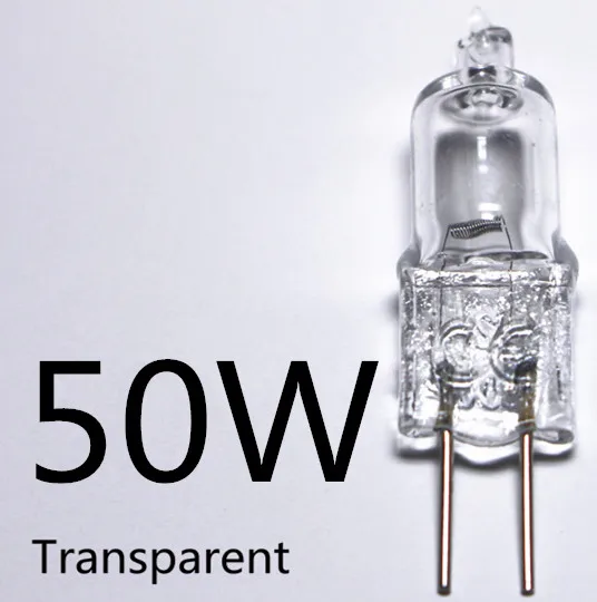 Transparent 50w 10 шт.(5 коробок) галогенный g4 12 В 20 Вт прозрачный/синий белый/теплый светильник покрытие поверхности синий 12 В G4 20 Вт синий хрустальный светильник бусины - Испускаемый цвет: Transparent 50w