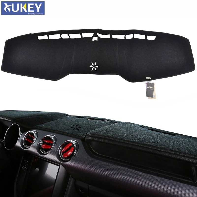 Xukey LHD For Ford Mustang 2015 2016 2017 2018 Dashboard Cover Dashmat Dash Mat Pad Sun Shade