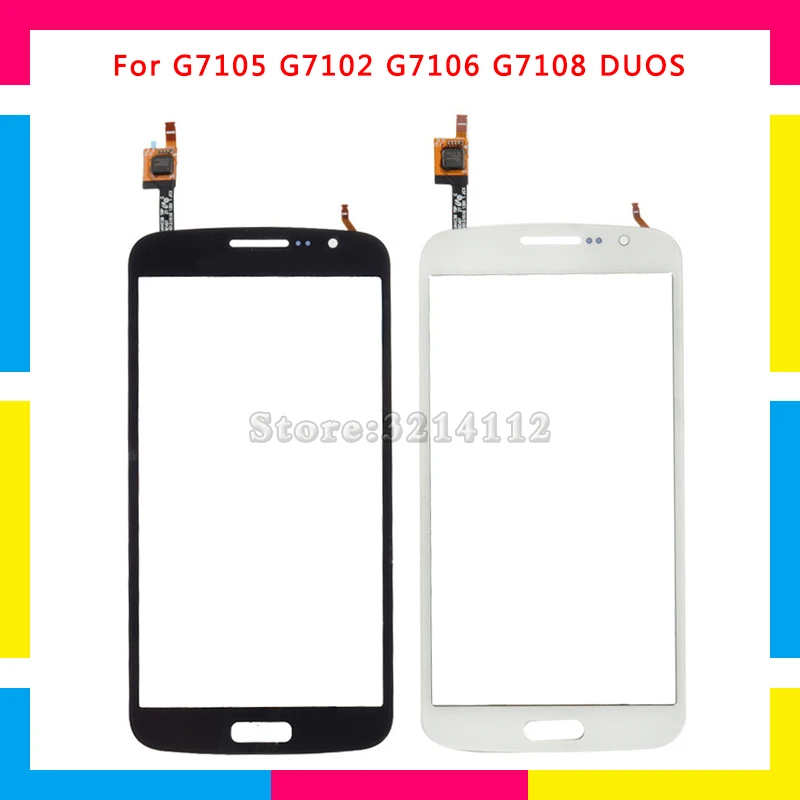 

Replacement Touch Screen Digitizer Sensor Outer Glass Lens Panel For Samsung Galaxy Grand 2 G7105 G7102 G7106 G7108 DUOS