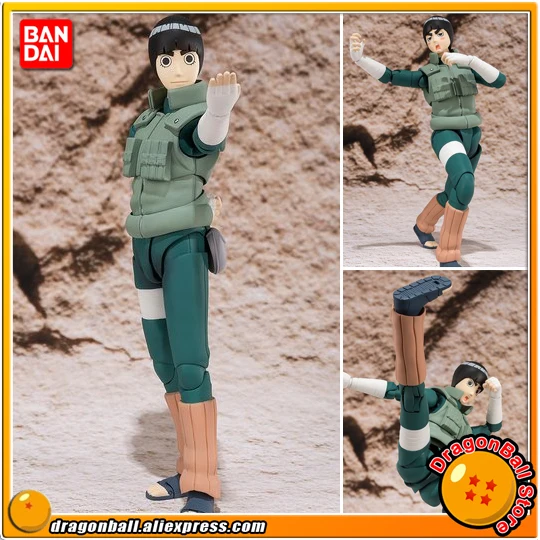 100% оригинальная экшн фигурка BANDAI Tamashii Nation S.H. Фигуртс/SHF Рок Ли|bandai tamashii nations|action