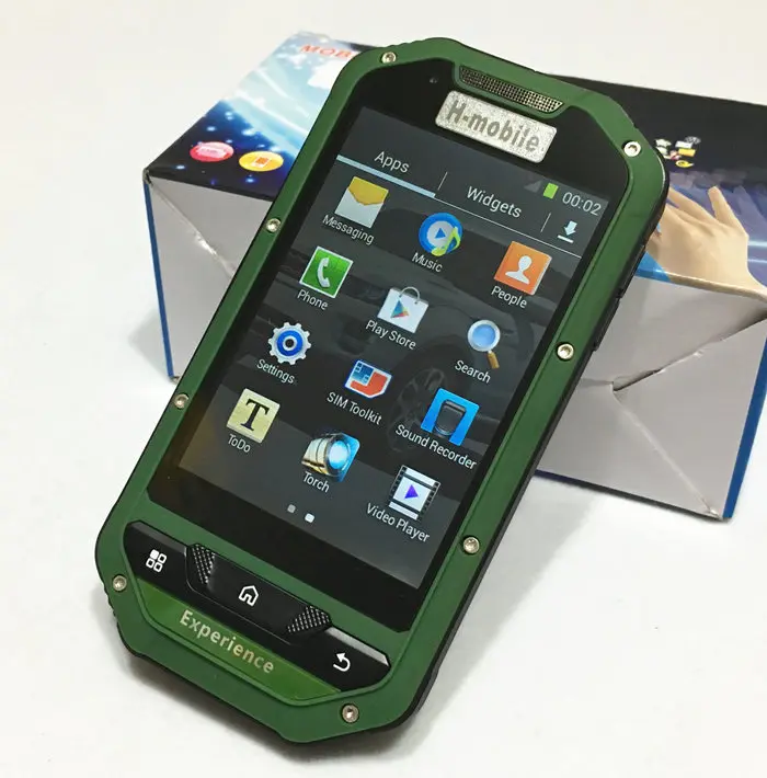 3.5" shockproof MTK6572 dual core android 2500mAh