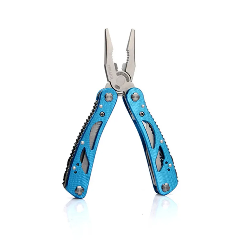 High Quality Multi function Folding Pliers with Screwdriver Kit Alloy