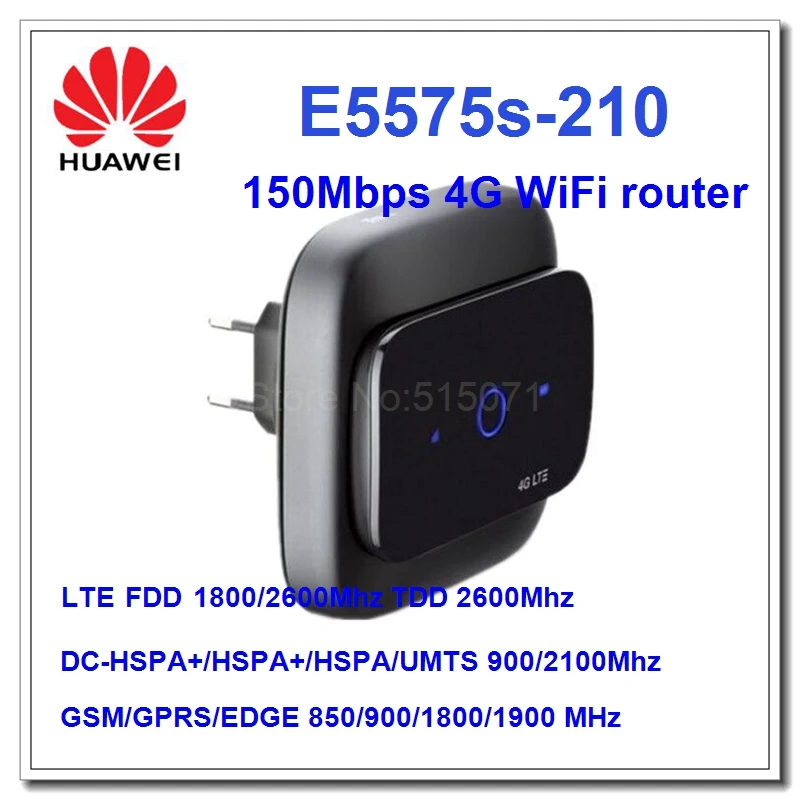 New Arrival Original Unlock 150Mbps HUAWEI E5575 Portable 4G LTE Modem WiFi Router fdd 1800/2600Mhz and tdd2600Mhz