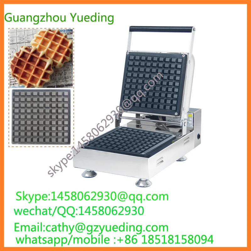 

Commercial Use Non-stick Electric Square Belgian Liege Waffle Maker