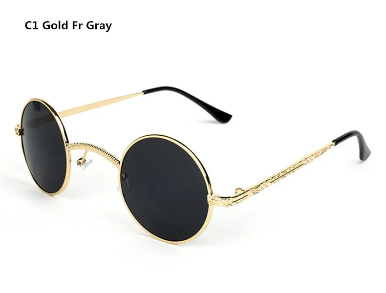Men vintage steampunk sunglasses (1)-2
