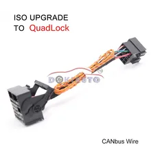 ISO в квадрат CANbus кабель адаптера RCD330 RCD510 RCD310 RNS510 Кабель преобразования для Polo Jetta Golf Tiguan Passat CC обновления