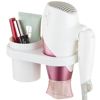 

Perforated-free hair dryer rack suction tray type air cylinder rack toilet wall hanging rack bathroom toilet storage wx6141340