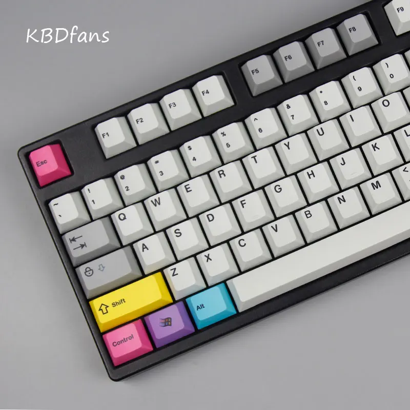 Npkc краситель подложки keycaps Вишневый профиль pbt keycap для механической