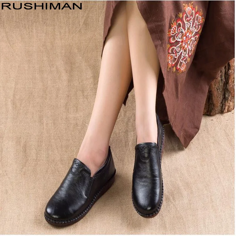 

Fashion Women Shoes Genuine Leather Loafers Women comfortable casual shoes Soft Driving Shoe Women Flats